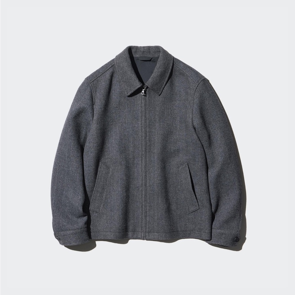 Uniqlo Men's Dark Gray Shirt Jacket